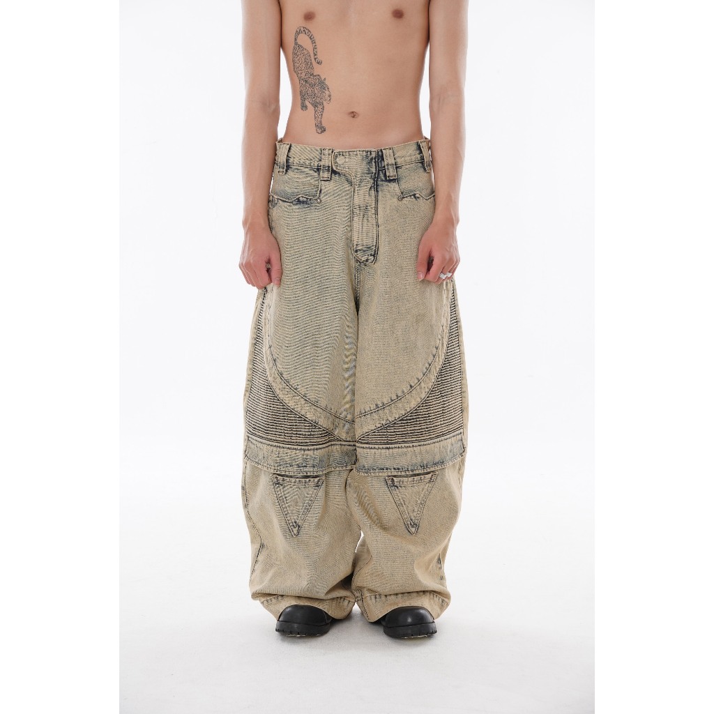 #roiworkshop Quần Biker Nam Nữ “Biker Denim Pants”