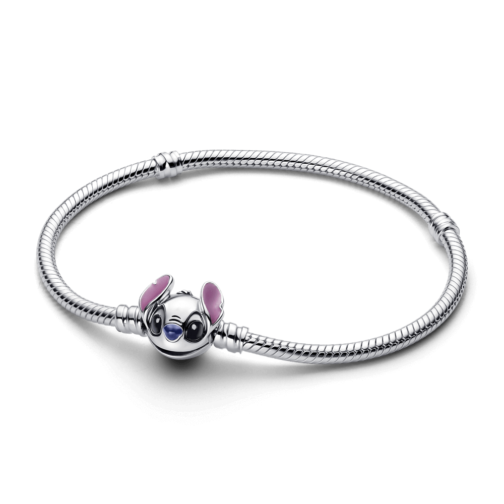 [CHÍNH HÃNG]Vòng Tay Bạc Disney x Pandora Khóa Stitch Xanh