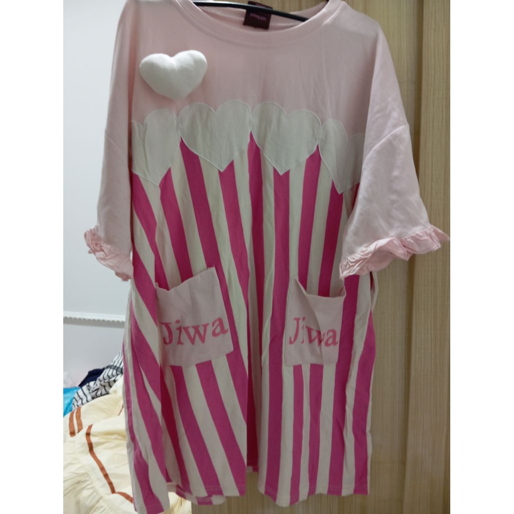 váy hồng jiwa pass