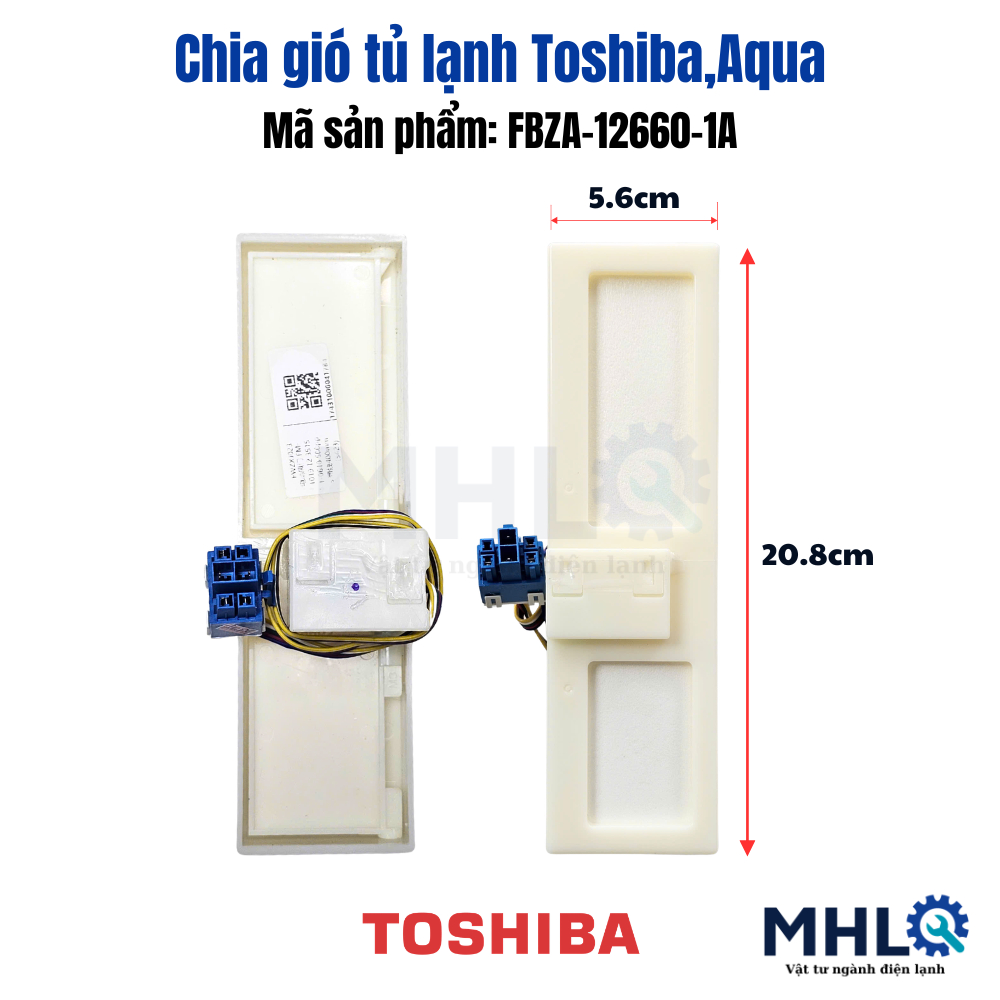 damper tủ lạnh toshiba,damper chia gió tủ lạnh toshiba lg FBZA12660 mới hãng,cửa gió tủ lạnh toshiba