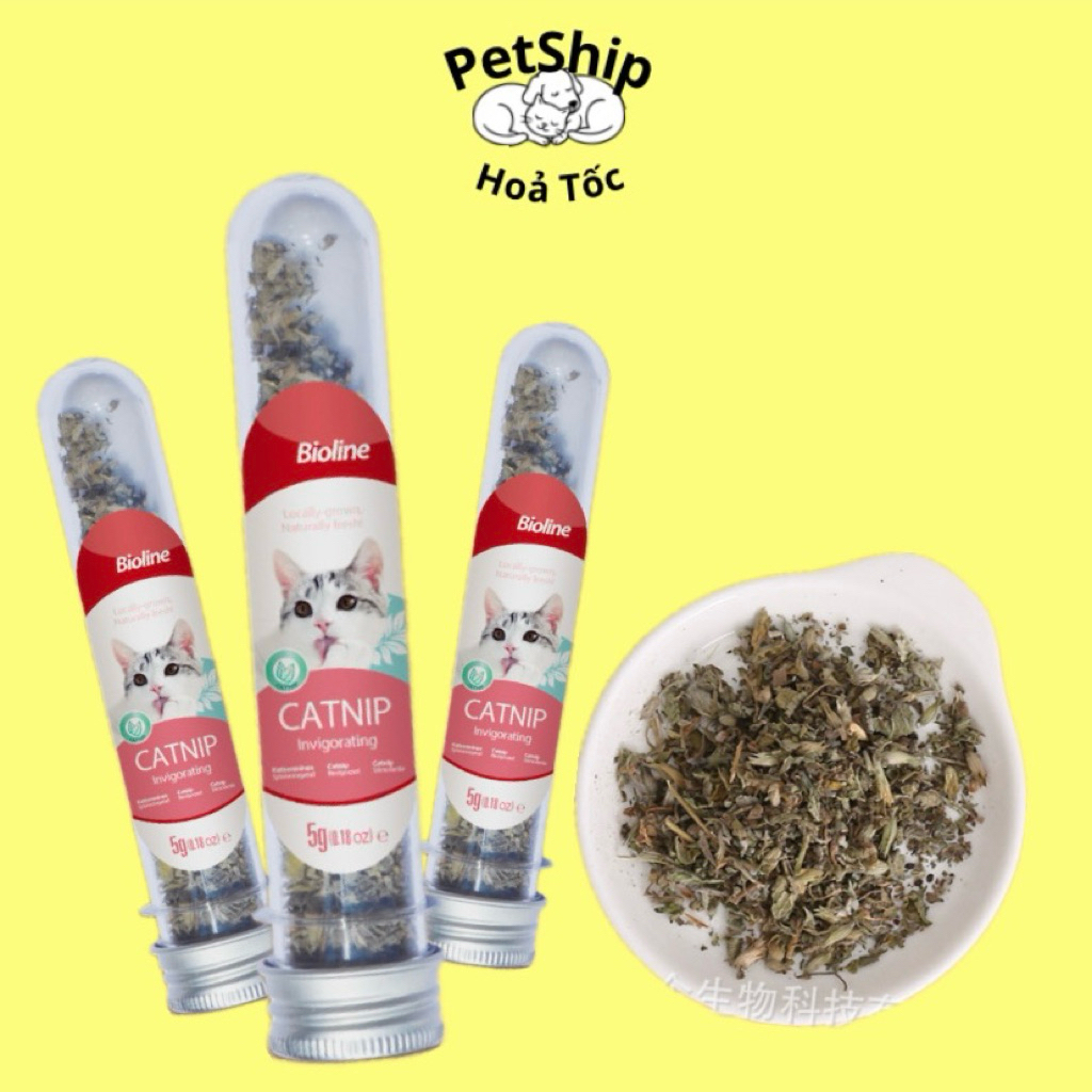 Hoả Tốc - Chính Hãng Ống Cỏ Mèo Bioline Giảm Stress Thư Giãn Hiệu Quả Cho Mèo