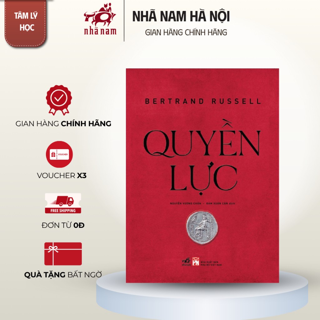 Sách - Quyền lực (Bìa cứng) ( Bertrand Russell) - Nhã Nam