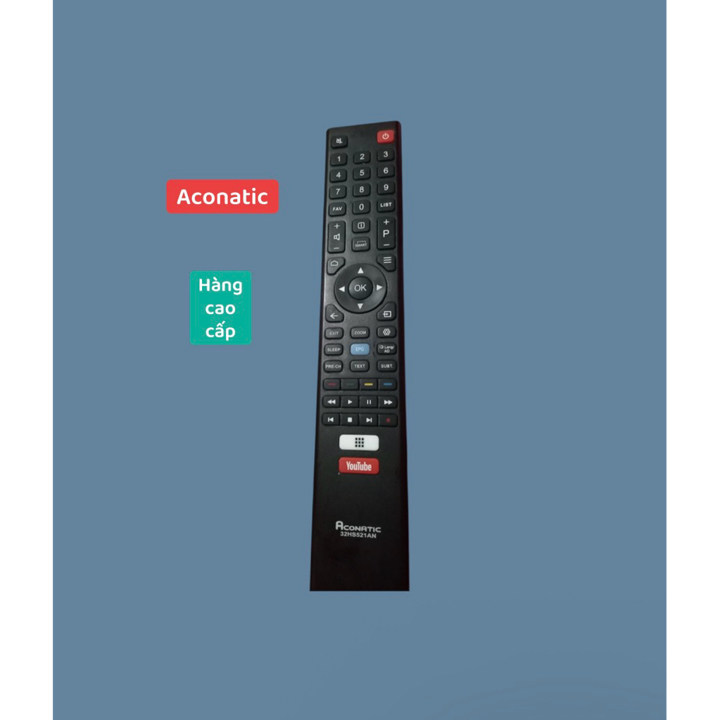 Điều khiển Tivi Aconatic hàng cao cấp( Dùng cho Tivi Aconatic có điều khiển giống hình)