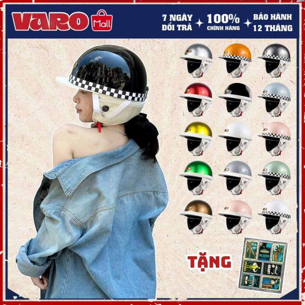 Mũ bảo hiểm nửa đầu Bosozoku Japan Style nửa đầu vintage - Mũ bảo hiểm harley có ốp da kiểu Nhật Bản