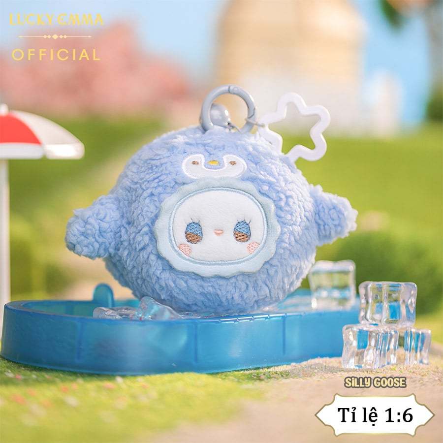 Móc Khóa Gấu Bông Lucky Emma RuaRua Zoo Tuan Tuan Blind Box - MJ-000067 (1 box lẻ) thegioiskinfood