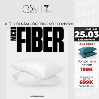 Ruột Gối Nằm Gòn Bedding 50x70 cm (01 cái) - Gòn Lông Vũ / Gòn Bi