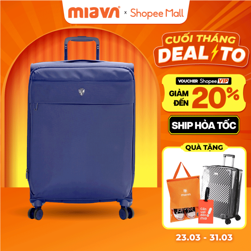 [SIÊU NHẸ] Vali Heys XERO Elite - Size 20/24/28, Trọng Lượng Siêu Nhẹ, Chất Liệu Vải PET Tái Chế, Kh