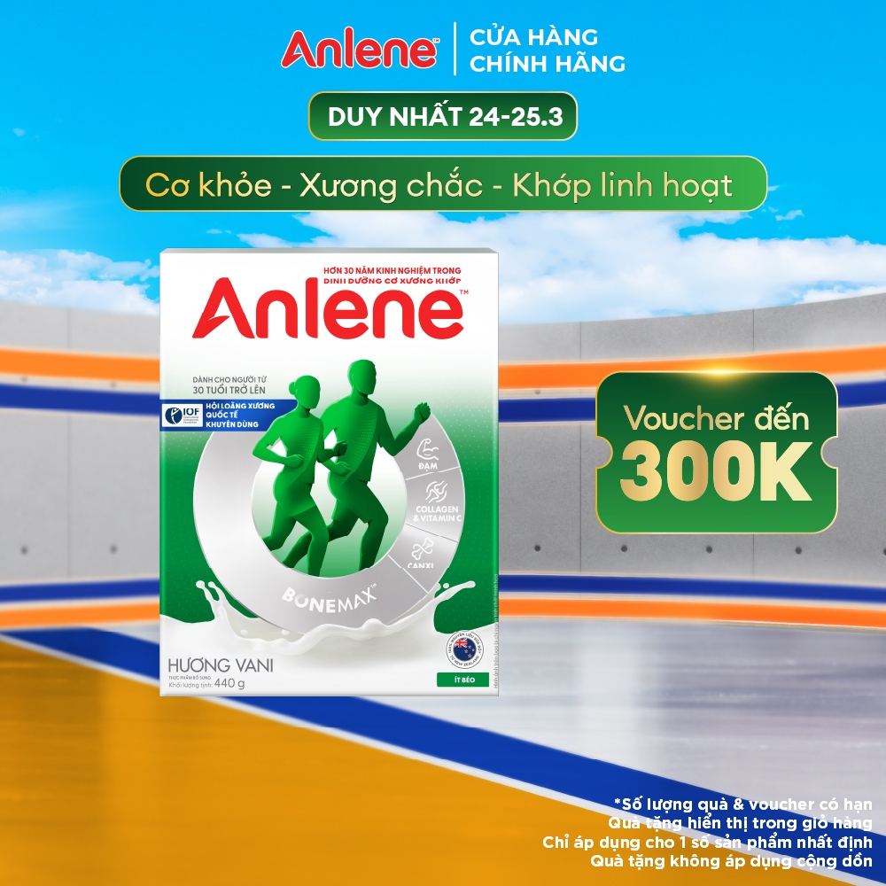 Sữa Bột Anlene Hương Vani 440g