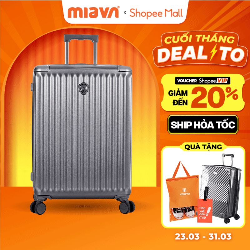 Vali Kéo MIAvn Du Lịch Heys LUXE - Size 20/24/28 Nhựa PC Cao Cấp, Dây Kéo Nới Rộng, Chính hãng 100%