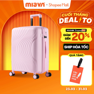 Vali Kéo MIAvn Larita LENA - Size 20/24/28, Nhựa PP Dẻo Bền Bỉ, Hạn Chế Bể Vỡ, Khoá TSA, Bảo Hành Trọn Đời