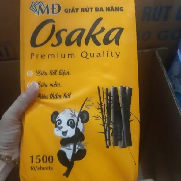 GIẤY RÚT TREO TƯỜNG OSAKA 1500 TỜ 3 LỚP
