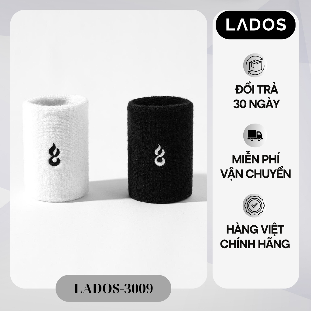 Băng Tay Thể Thao LADOS LADOS-3009 Thấm Hút Mồ Hôi, Chất Thun Cotton Dệt Kim Terry Cao Cấp