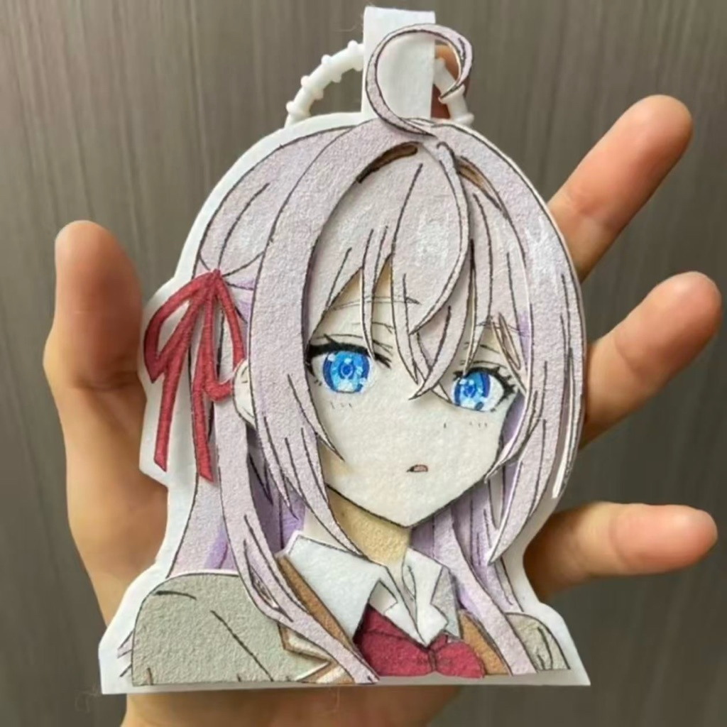 Móc Khóa Vải Nỉ Arya - Phụ Kiện Anime Roshidere Arya bàn bên thi thoảng trêu tôi bằng tiếng Nga