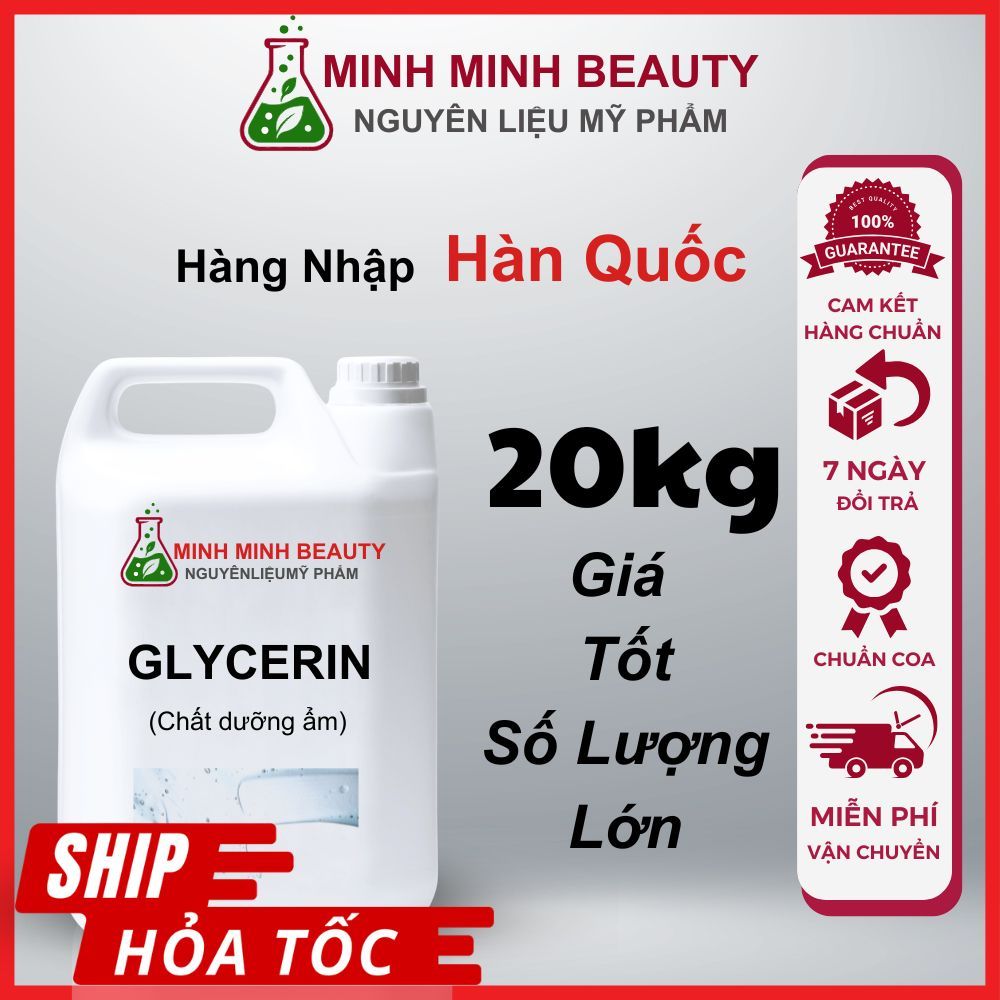 HỎA TỐC 2𝟎𝐊𝐆 𝐆𝐋𝐘𝐂𝐄𝐑𝐈𝐍 𝐘 𝐓Ế - VG Thực Vật Nguyên Chất 99,7% – Chất Dưỡng Ẩm, GIÁ RE NHẤT SAN
