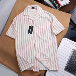 Áo sơ mi nam ngắn tay chất vải đũi mát lạnh co giãn cao cấp