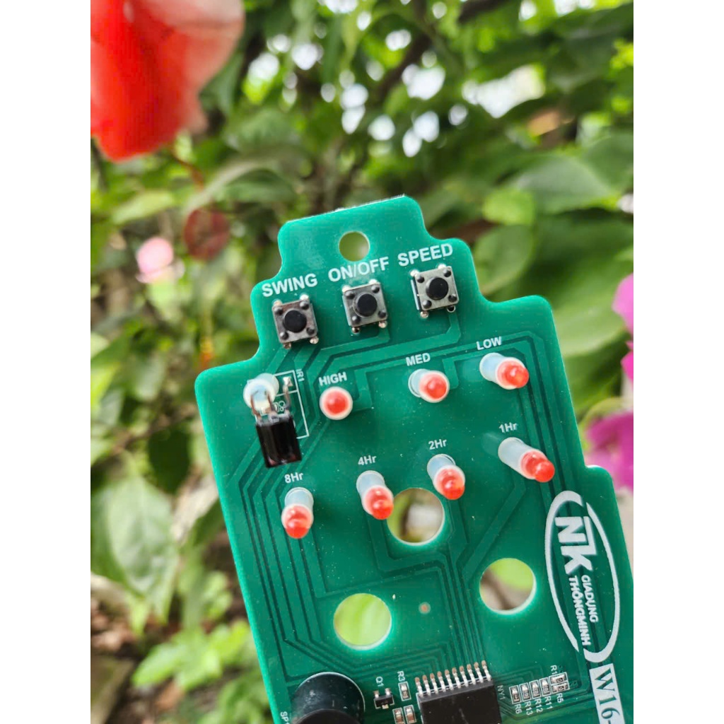 Mạch Quạt Treo Tường Mitsubishi W16 Hàn Sẵn Dây❤️W16RT Bo Quạt Từ Xa Mitsu❤️Mạch Quạt Điều Khiển Từ 