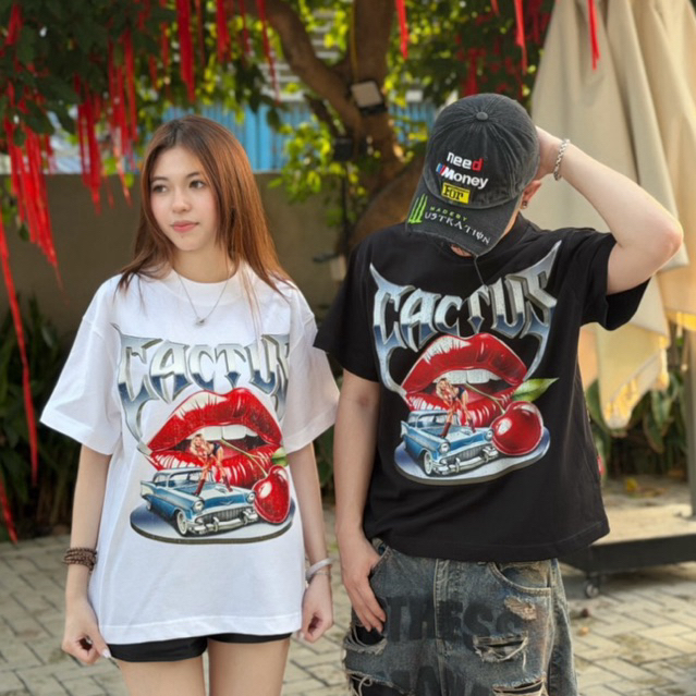 T-Shirt Boxy 270GSM " SEXY CHERRY"