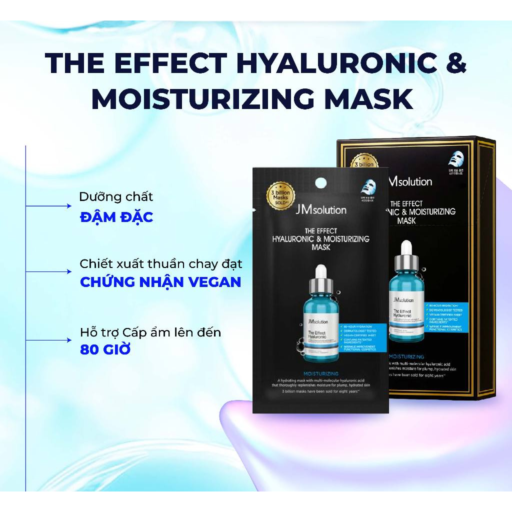 [JMsolution 🔥] Mặt Nạ JMsolution The Effect Mask 24ml – Cấp Ẩm Sâu, Phục Hồi & Làm Sáng Da