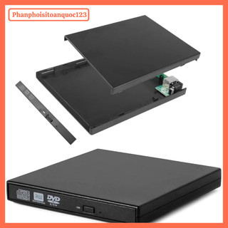 Box Ổ Đĩa DVD Gắn Ngoài USB 2.0 SATA 12.7mm/9.5mm – Tận Dụng Ổ DVD – Dùng Cho Laptop, PC