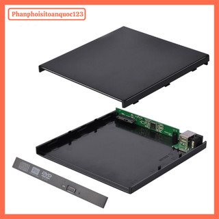 Box Ổ Đĩa DVD Gắn Ngoài USB 2.0 SATA 12.7mm/9.5mm – Tận Dụng Ổ DVD – Dùng Cho Laptop, PC