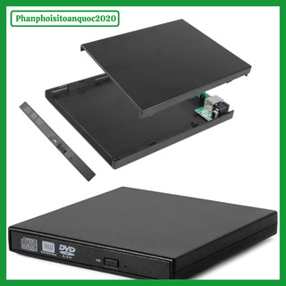 Box Ổ Đĩa DVD Gắn Ngoài USB 2.0 SATA 12.7mm/9.5mm – Dùng Cho Laptop, PC (Sản Phẩm Chỉ Là Box)