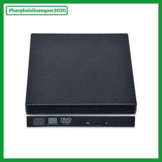Box Ổ Đĩa DVD Gắn Ngoài USB 2.0 SATA 12.7mm/9.5mm – Dùng Cho Laptop, PC (Sản Phẩm Chỉ Là Box)