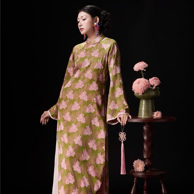 Áo Dài Lục Châu - EDINI - A1722GR
