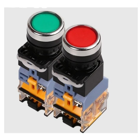 Nút Nhấn Có Đèn  LA38-11D Phi 22  - diencongnghiepgl