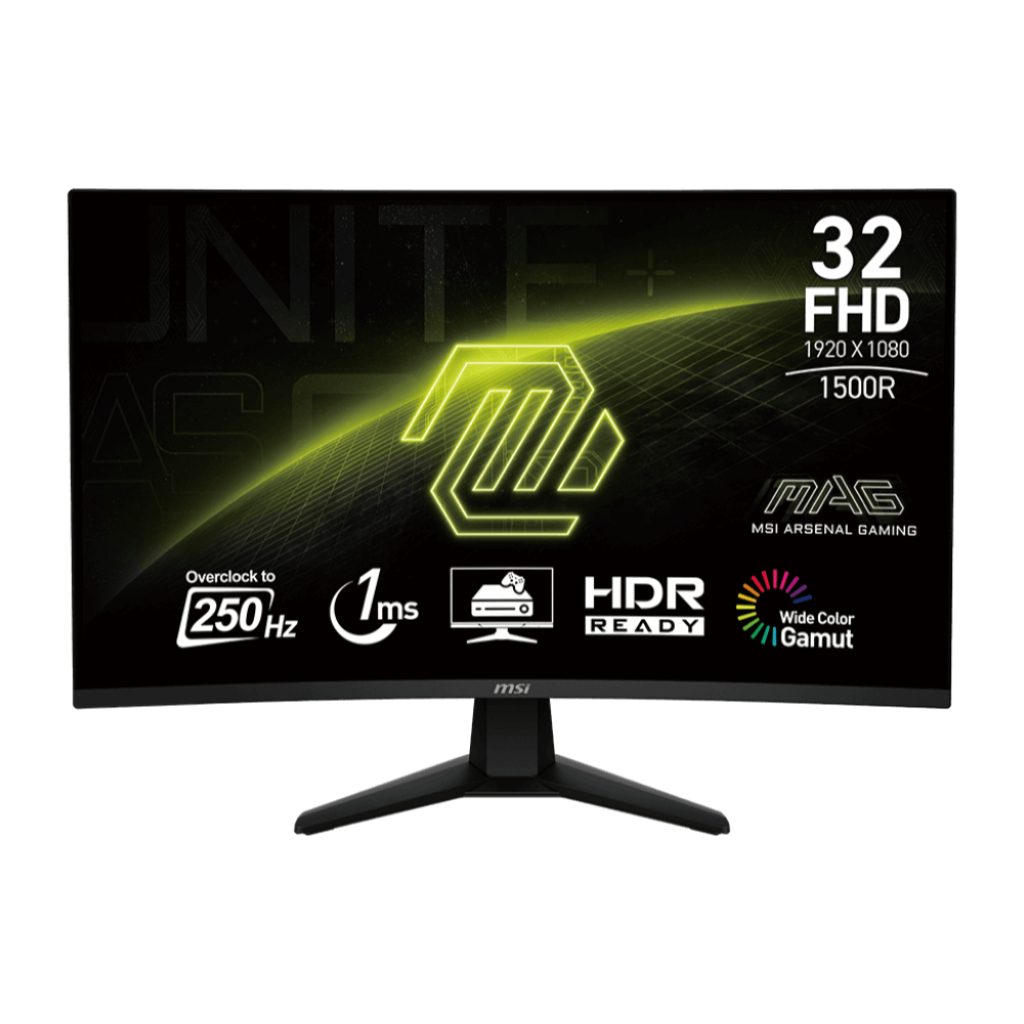 Màn hình Gaming MSI MAG MAG 32C6X | 32 inch, FHD, 250Hz, VA | Mới, Bảo Hành 36 Tháng