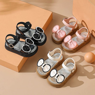 Sandal nơ cho bé gái chất liệu cao su non êm mềm nhẹ chống nước