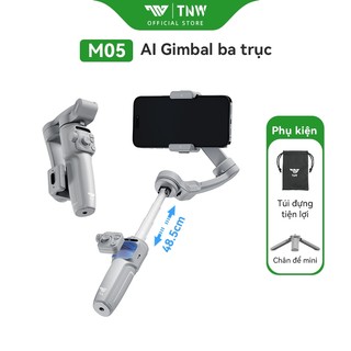 TNW M05 Gimbal SMART ,AI Gimbal chống rung cho điện thoại ,Gậy chụp ảnh 3 chân ，hỗ trợ quay video chụp ảnh