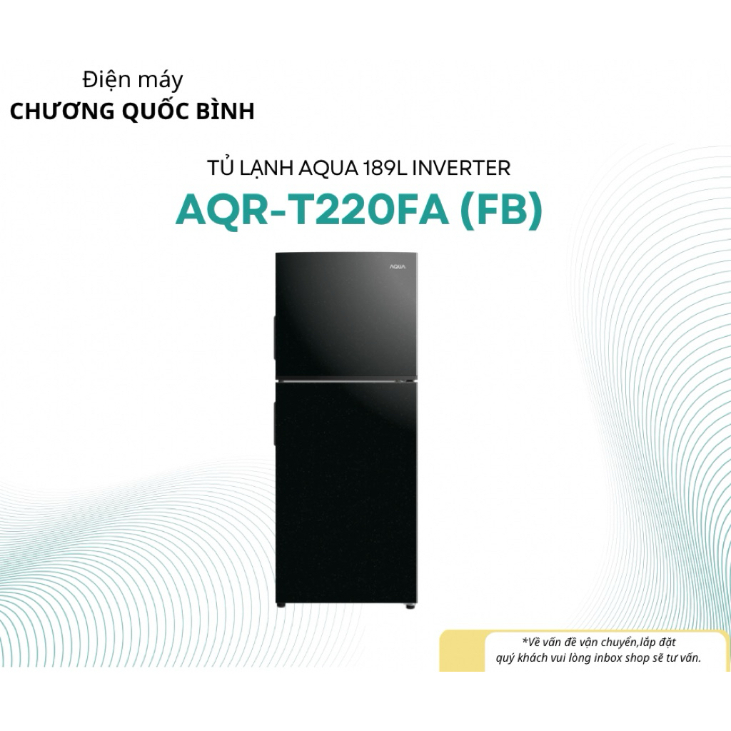Tủ lạnh Aqua 189L inverter AQR-T22FA(FB)