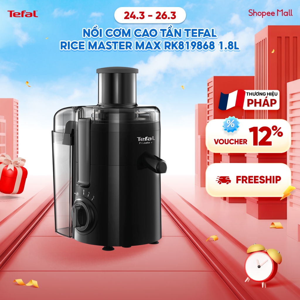 Máy ép trái cây Tefal ZE370865 - 350W