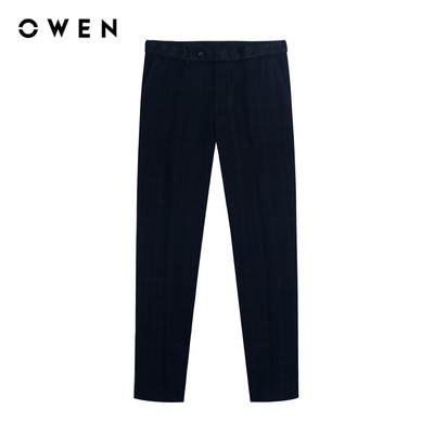 Owen - Quần tây Regular Fit QR257086 màu Xanh tím than chất liệu Nano