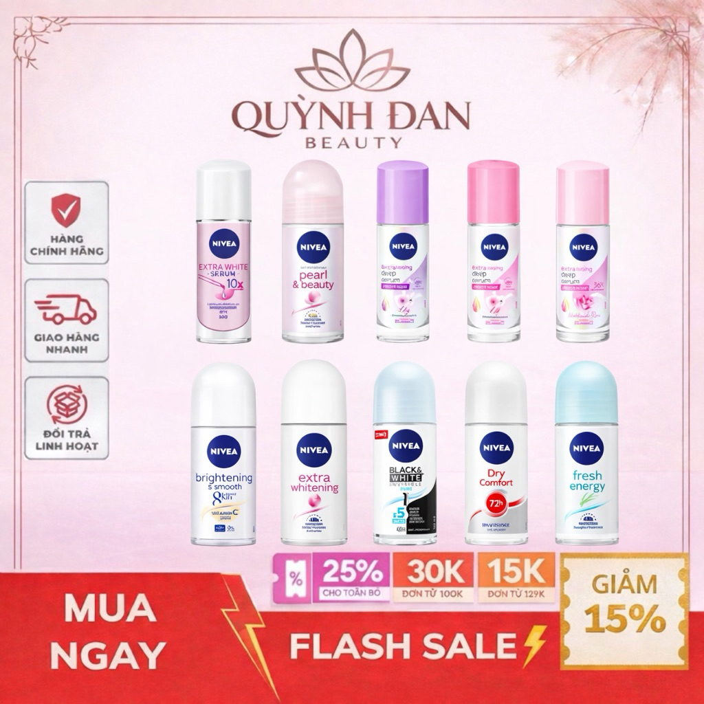 Lăn ngăn mùi NIVEA dành cho nữ 50ml