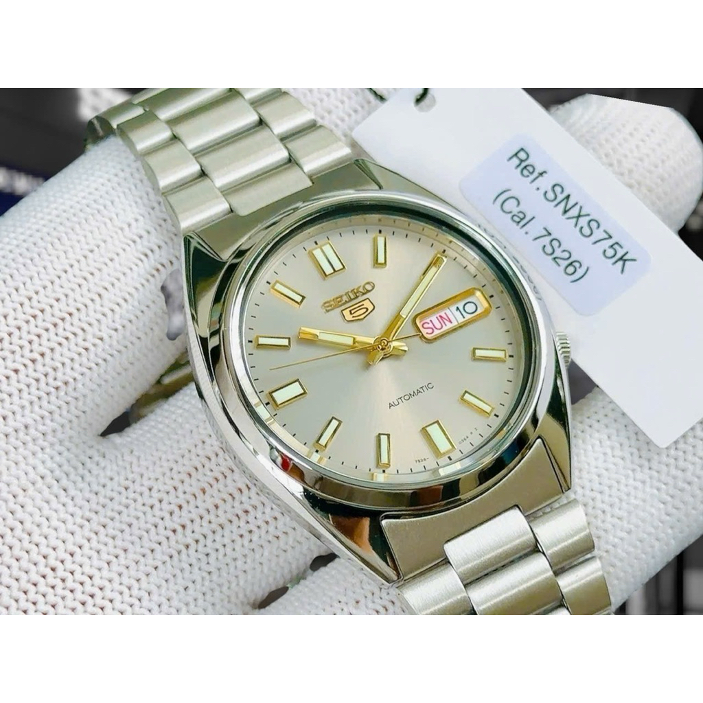 Đồng Hồ Nam Seiko 5 SNXS75K1 Automatic 7s26 Size 38 Grey Dial