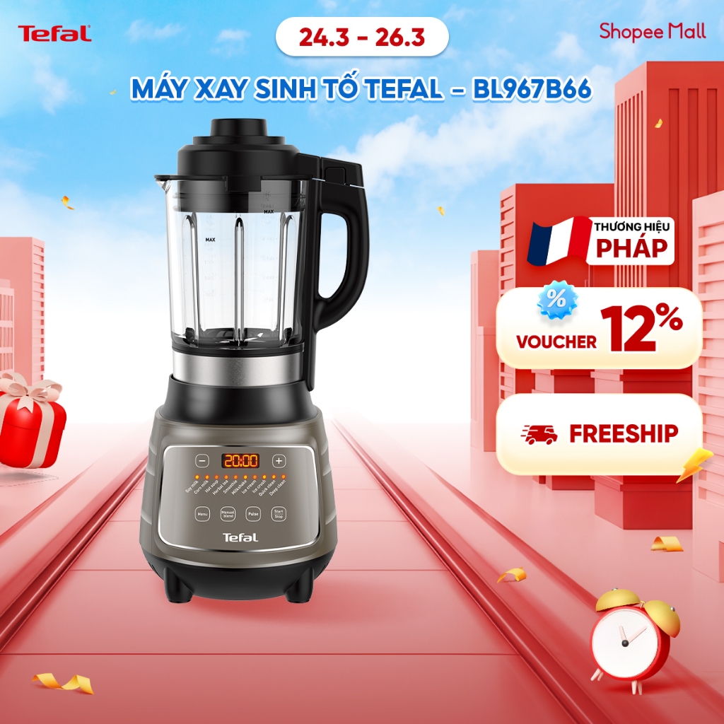 Máy làm sữa hạt, xay nấu đa năng Tefal - BL967B66 1300W