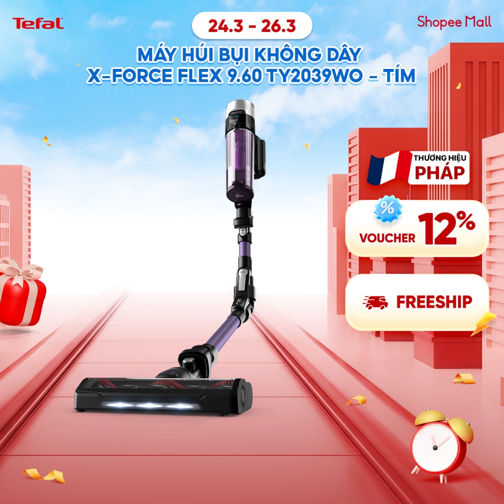 Máy hút bụi không dây X-force Flex 9.60 TY2039WO - Tím