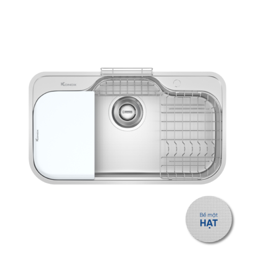 Chậu Rửa Bát Konox TARI 9051SR - Bền Đẹp, Thoát Nước Nhanh, Dễ Vệ Sinh