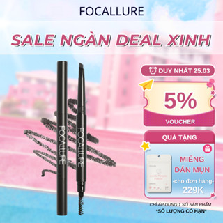 FOCALLURE Chì kẻ mày tự nhiên chống thấm nước lâu trôi 3 màu 0.25g