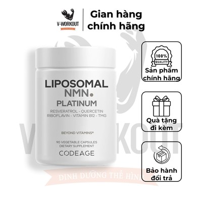 Viên uống hỗ trợ ngăn ngừa lão hóa kéo dài tuổi thọ và trẻ hóa làn da Codeage Liposomal NMN 90 Viên