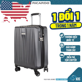 Vali du lịch RICARDO Wellington 2.0 Size S/M/L (20/24/28 inch) thương hiệu MỸ khoá TSA chuẩn quốc tế