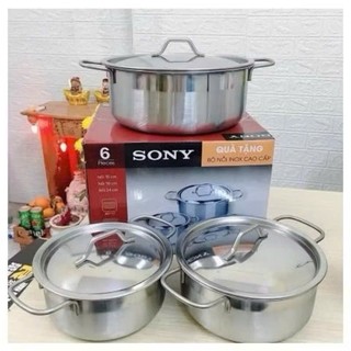 BỘ 3 NỒI INOX CUA SHAP