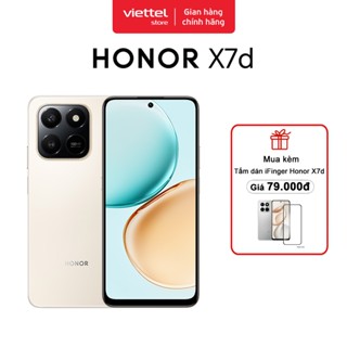 Điện Thoại Di Động HONOR X7d 8GB+256GB Chính hãng | Pin 6500mAh | Camera 108MP