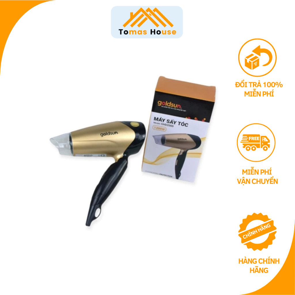 Máy Sấy Tóc Goldsun GHD2000 Công Suất 1200W - MÁY SẤY TÓC GOLDSUN