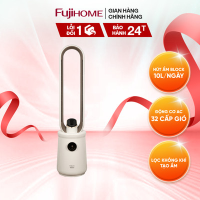 Quạt Không Cánh Lọc Không Khí HEPA Fujihome BF15-HEPA-VOICE - Ra Lệnh Giọng Nói, Hẹn giờ 15 tiếng