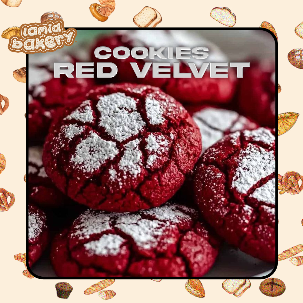 Crinkle Cookie Velvet Lamid Bakery – Bánh Cookies Handmade