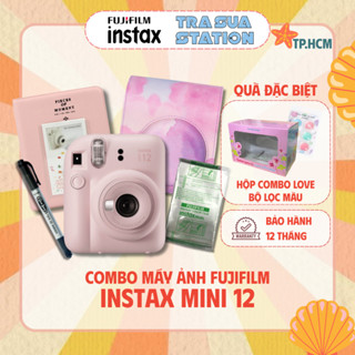 Combo Instax Mini 12 - Bộ máy và phụ kiện chụp ảnh lấy liền Fujifilm Instax Mini 12