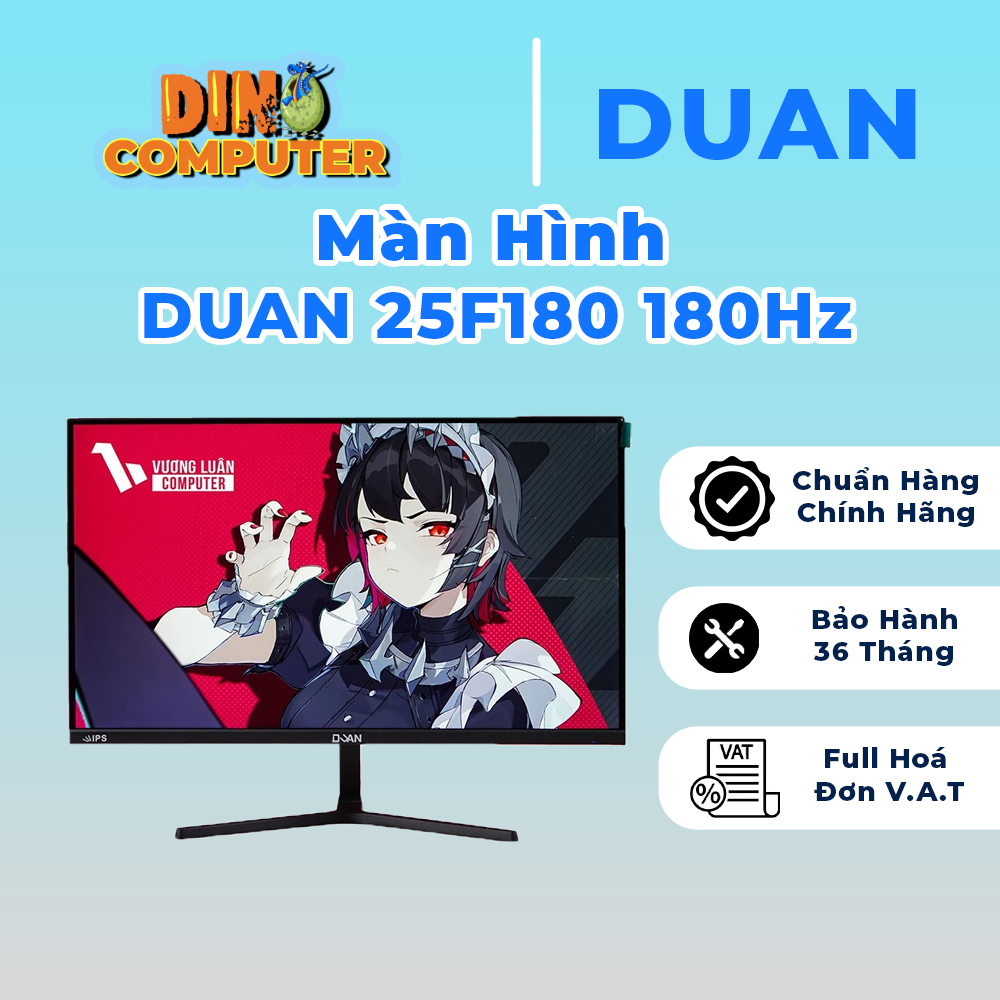 Màn hình DUAN 25F180 25 Inch 180Hz 1ms IPS chính hãng giá tốt
