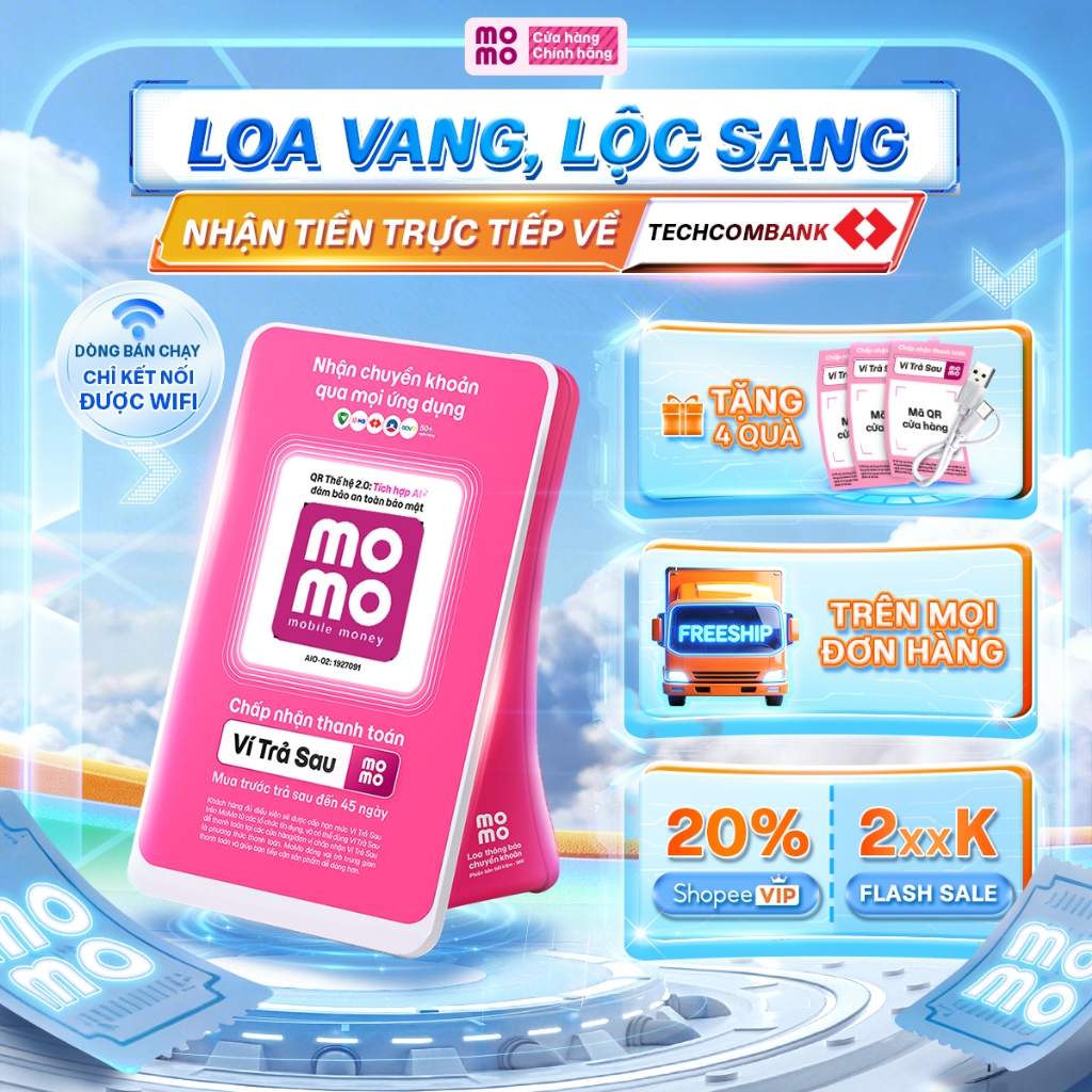 Loa Thông Báo Chuyển Khoản Bản Tiết Kiệm - Tiền Về Ngân Hàng Techcombank (TCB)